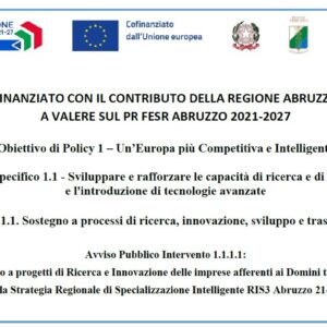 Screenshot targa finanziamenti e cofinanziamenti progetto Coltelli Rotanti